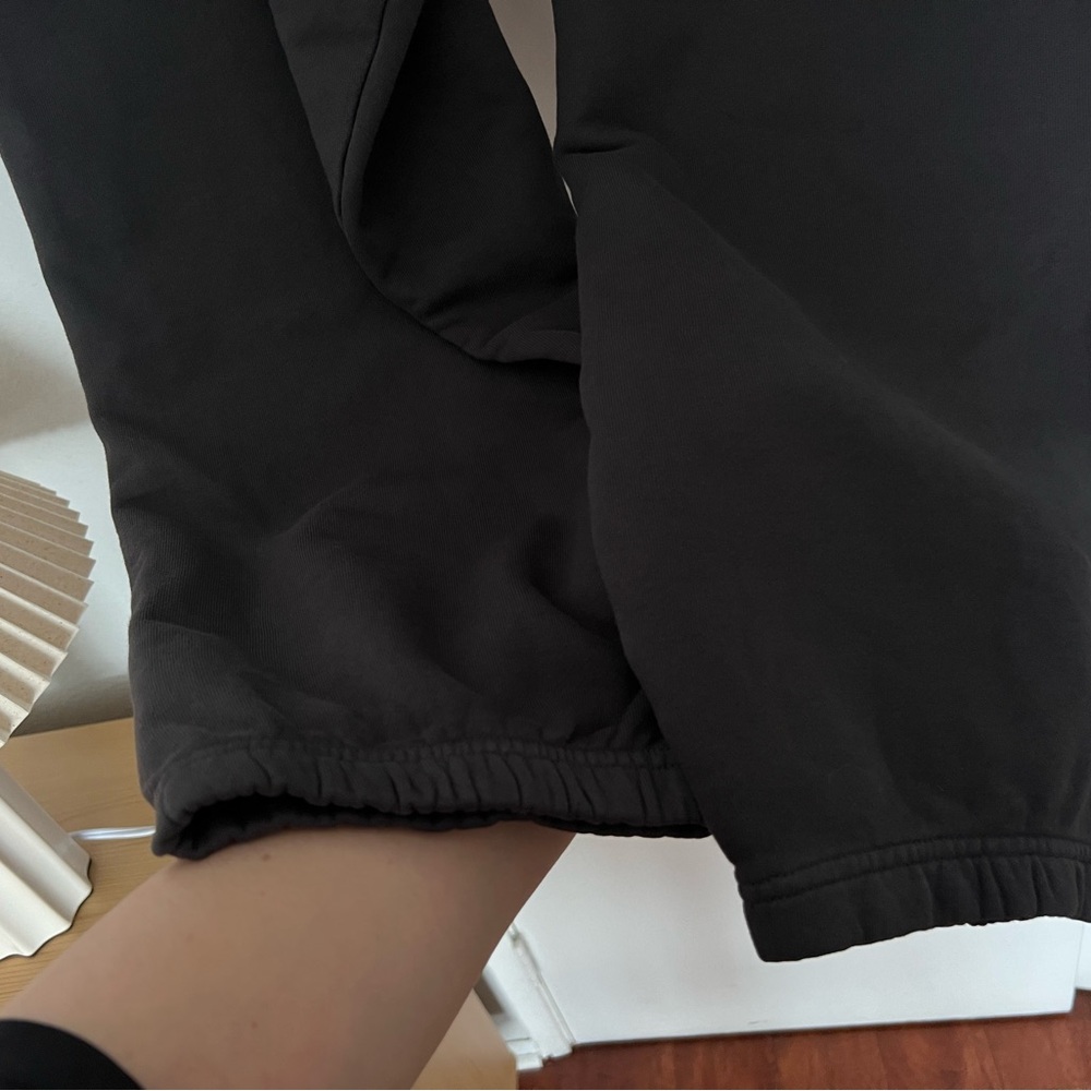 SKIMS mens classic jogger XL black dark grey French terry sweatpants 100% cotton - Picture 7 of 12